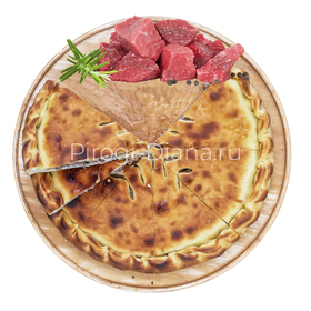 Осетинский пирог с мясом (фыджын)